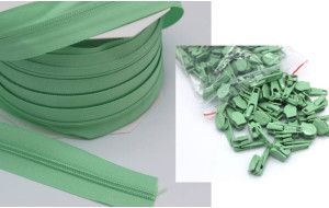 Cremallera KB Malla 5 Menta...