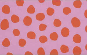 Tela impermeable Dots Rosa