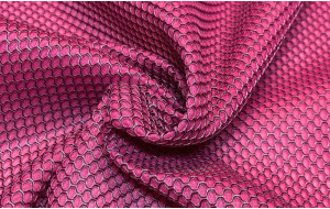 Mesh 3D Bicolor Fucsia