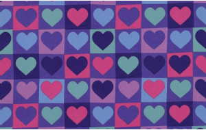 Popelín Algodón Corazones...
