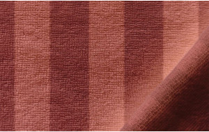 Toalla Rayas Rojo-Rosa