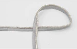 Ribete Lurex Gris