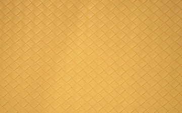 Faux Leather Yellow Hamper