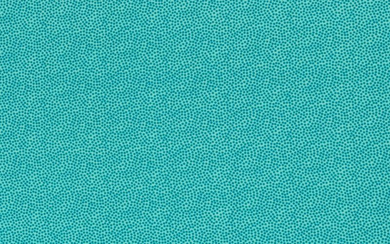 Popelín Algodón Topitos Bicolor Turquesa