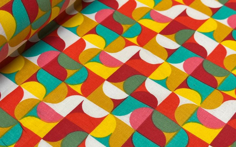 Mabula Red Cotton Poplin