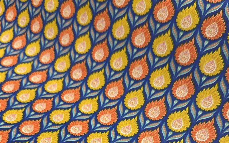 Luka Blue Cotton Poplin