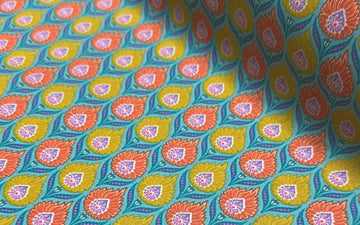 Luka Turquoise Cotton Poplin