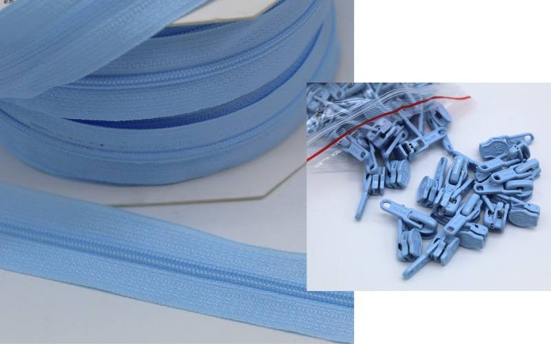 KB Zipper 3 Mesh Light Blue