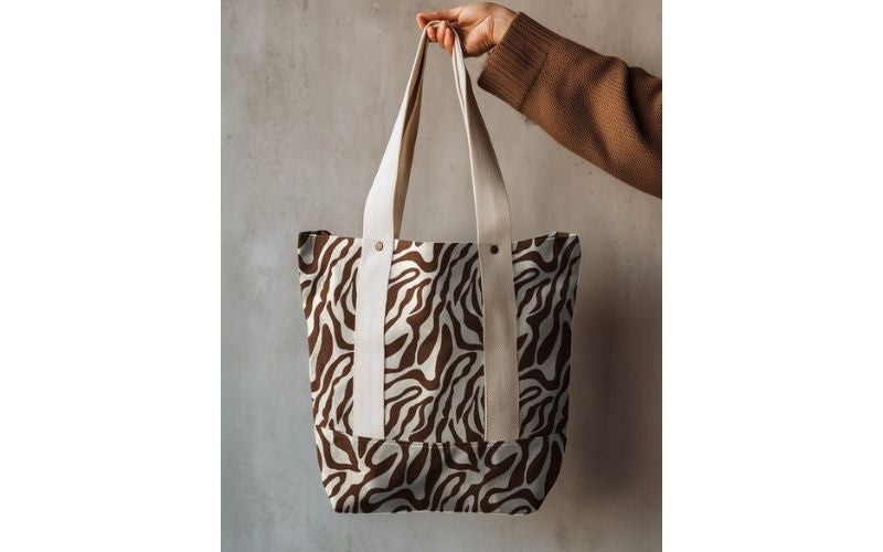 Black Animal Linen Canvas