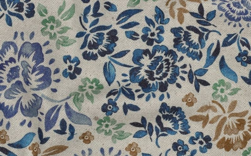 Linen Flowers Canvas