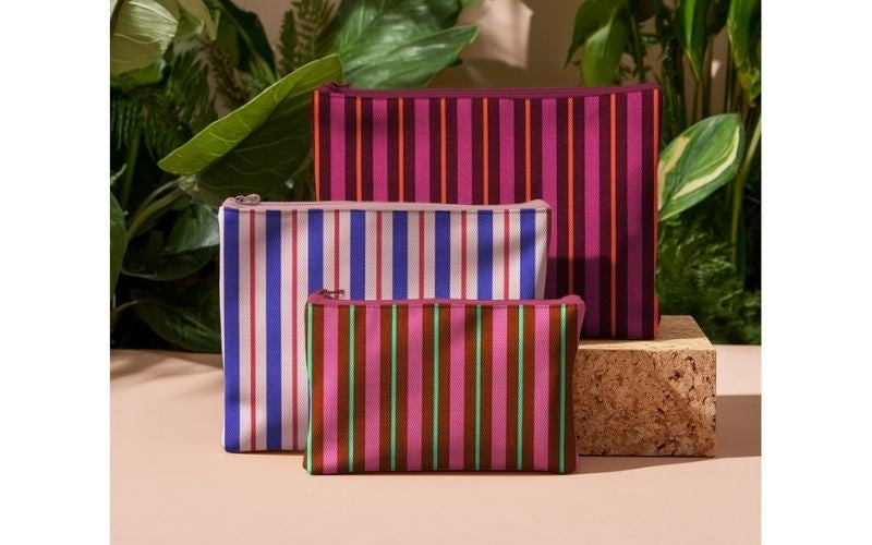Pink Multi-Stripe Canvas