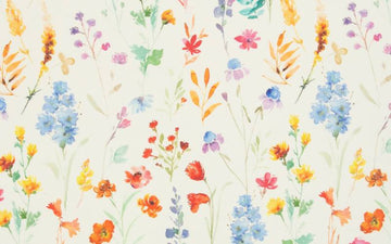Waterproof Watercolor Floral Fabric