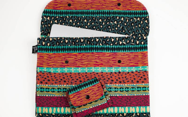 Wild Stripe Maroon Canvas