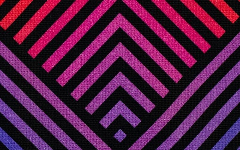 Canvas Abby Rayas Multicolor