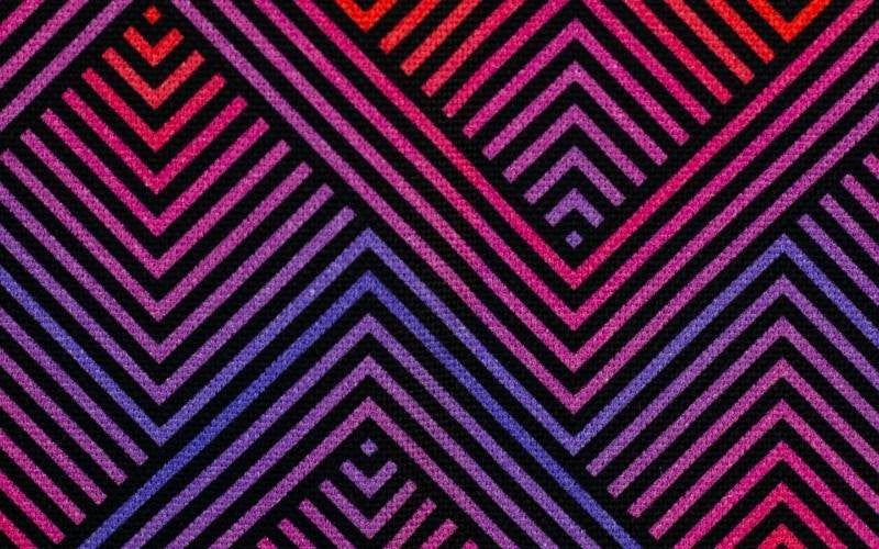 Canvas Abby Rayas Multicolor