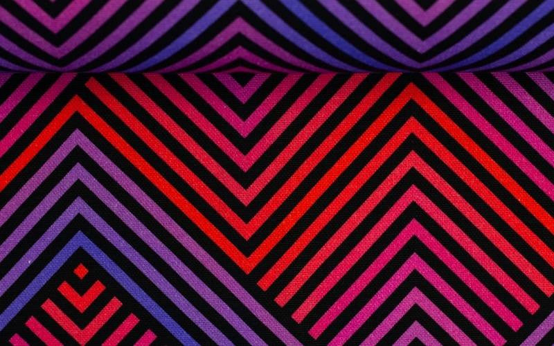 Canvas Abby Rayas Multicolor