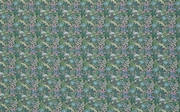 Poplin Cotton Bloom Green