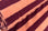 Burgundy Peach Striped Cotton Towel