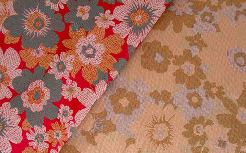 Katia Red Floral Brocade
