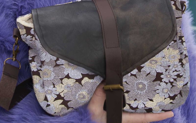 Katia Blue Floral Brocade