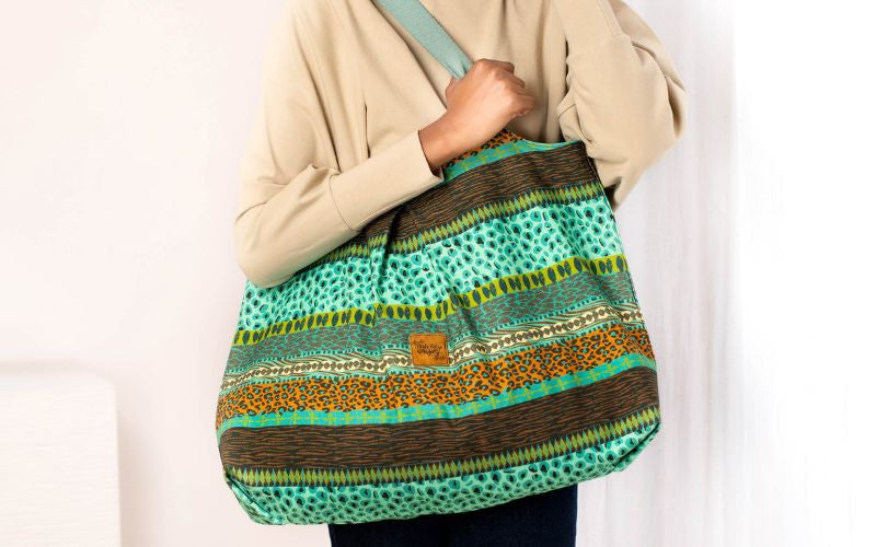 Canvas Wild Stripe Green