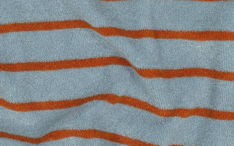 Cotton Striped Blue Towel