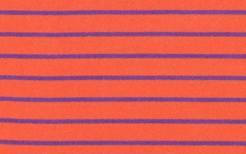 Orange Purple Striped Cotton Towel