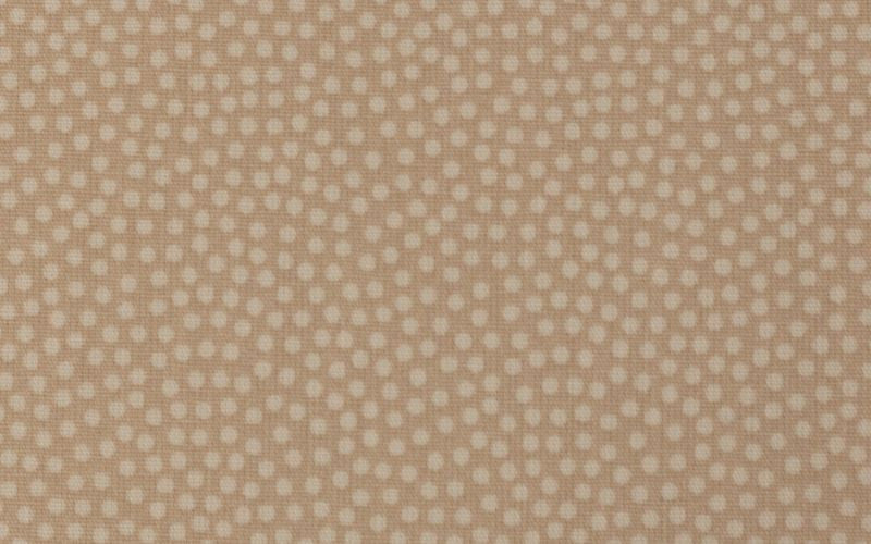 Popelín Algodón Topitos Bicolor Beige