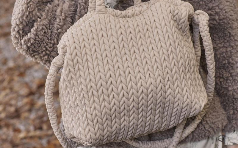 Herringbone Quilted Sand