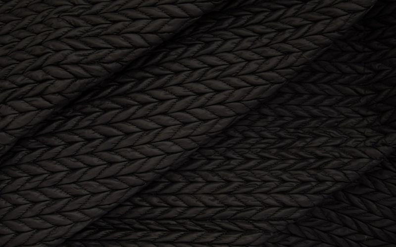 Black Herringbone Quilt