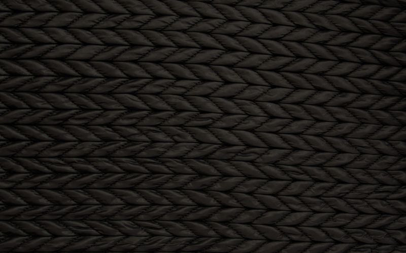Black Herringbone Quilt