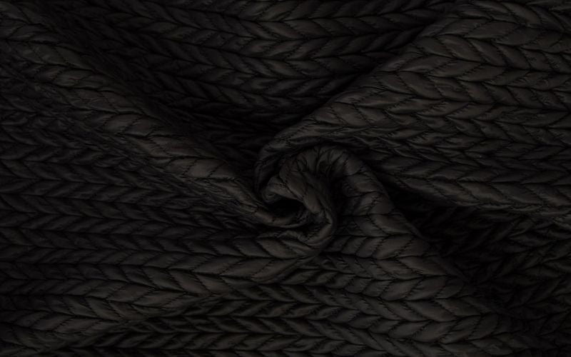 Black Herringbone Quilt