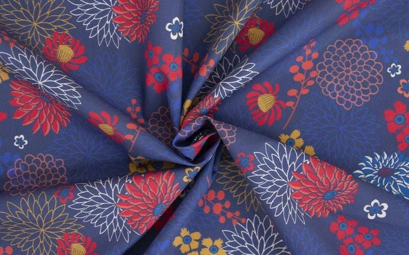Katia Dahlias Poplin