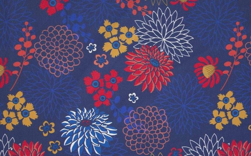 Katia Dahlias Poplin