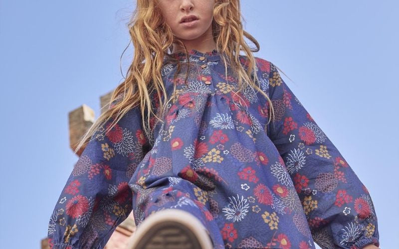 Katia Dahlias Poplin