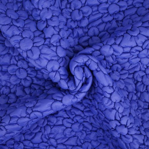 Acolchado Flores Azul