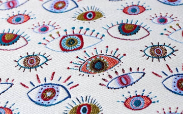 Jacquard Lurex Eyes