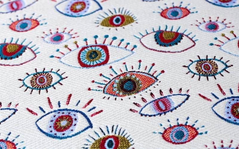 Jacquard Lurex Eyes