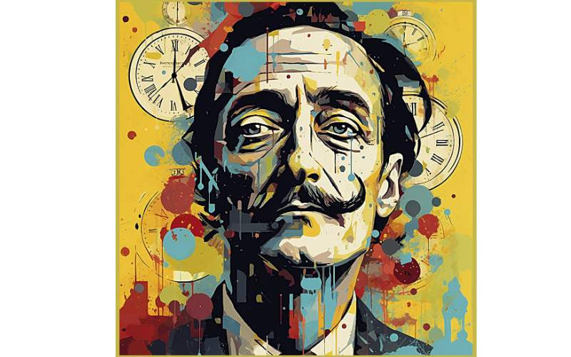 Vegan Leather Panel Dalí