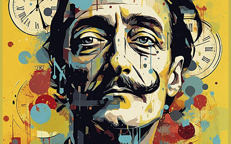Vegan Leather Panel Dalí