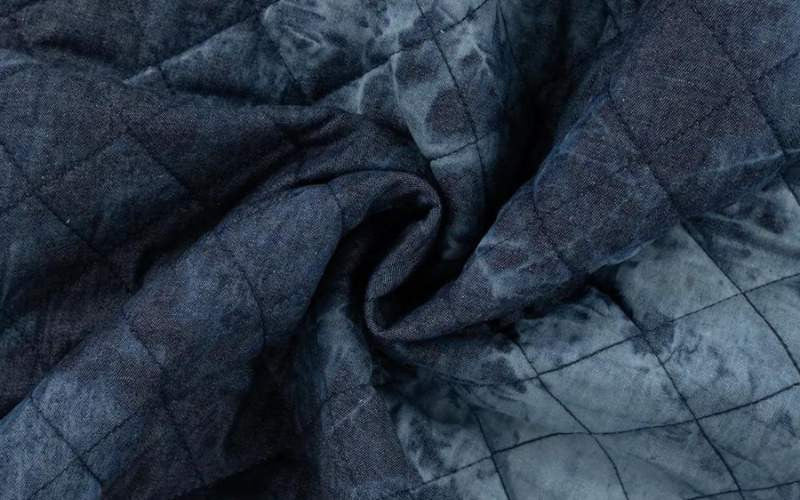 Quilted Denim Tie-Dye
