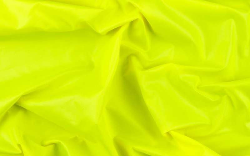 Tela Impermeable Amarillo Neón