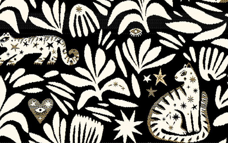 Mystic Black Jacquard