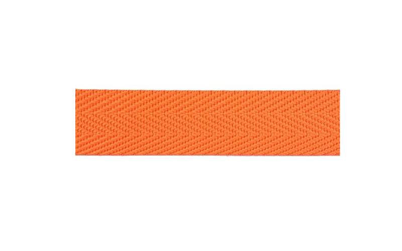Full roll of 30mm fluorescent orange cotton polyester tape