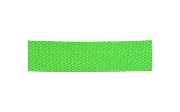 Rollo Completo Cinta Algodón poliéster 30mm verde Flúor
