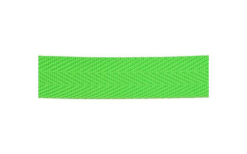 Rollo Completo Cinta Algodón poliéster 30mm verde Flúor