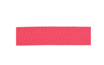 Rollo completo Cinta Algodón poliéster 30mm Coral Flúor
