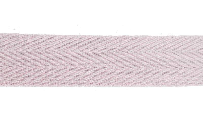 Cinta Algodón liso 30mm Rosa Nature