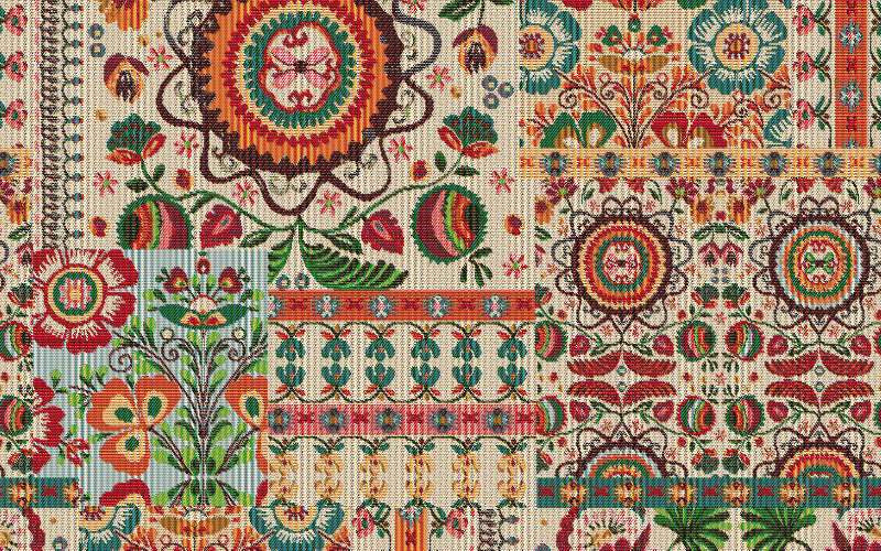 Jacquard Ethnic Multicolored