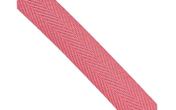 Recycled Cotton Ribbon 30mm Salmon